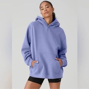 Alo Yoga Renown Heavyweight Hoodie XXS, Infinite Blue